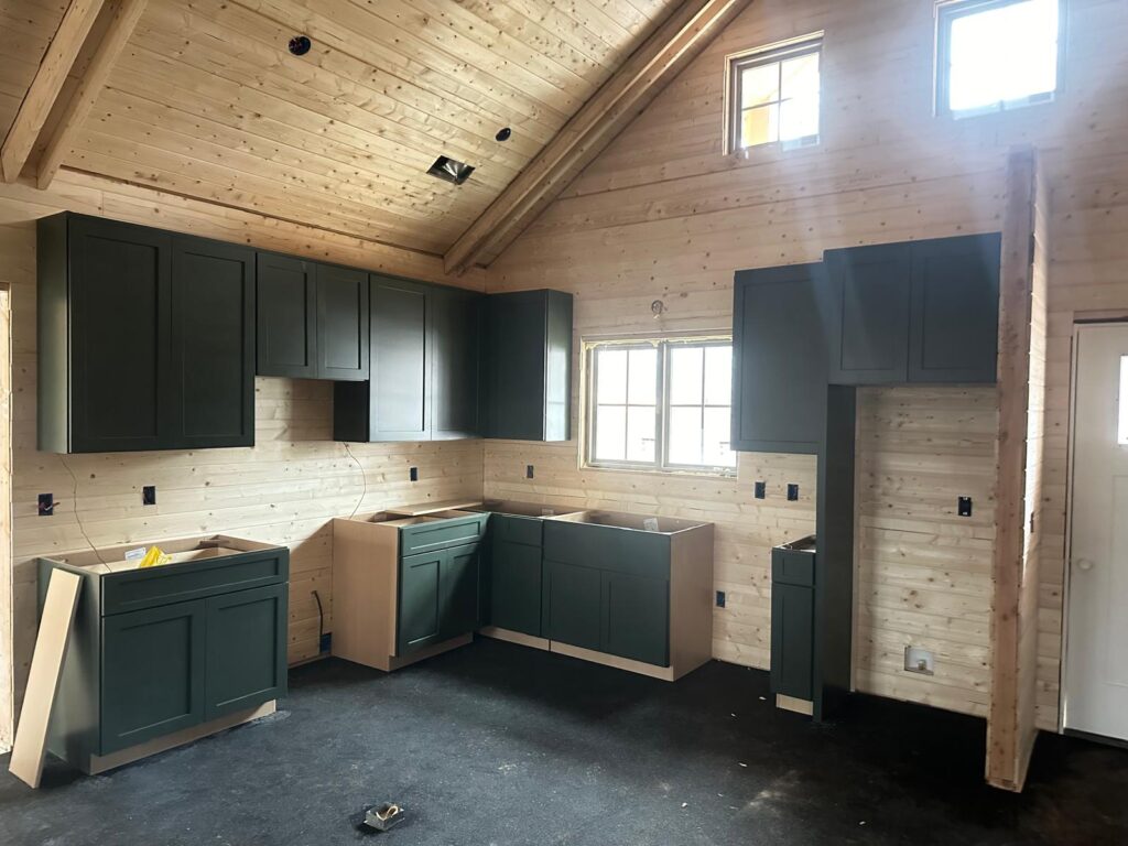 Modern high-end custom kitchen with bespoke cabinetry and premium finishes.